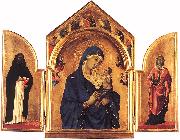 Duccio di Buoninsegna Triptych dfg Sweden oil painting reproduction
